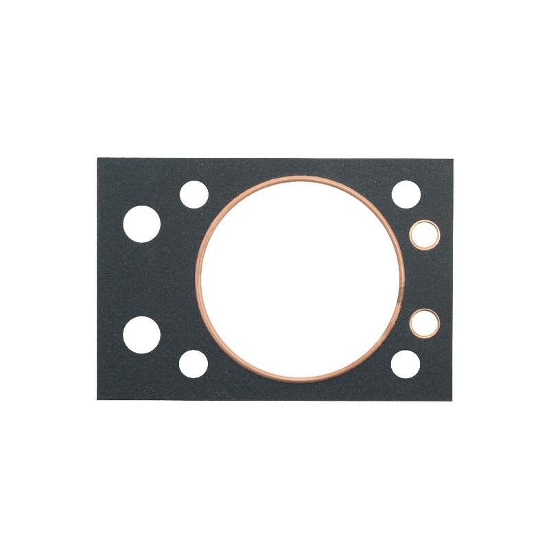 Head gasket with silicone-free copper rim