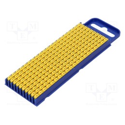 200 pcs x HELLERMANNTYTON - 561-02264 - Markers, Marking: Z, 2.8÷3.8mm, polyamide, yellow, -40÷85°C, WIC