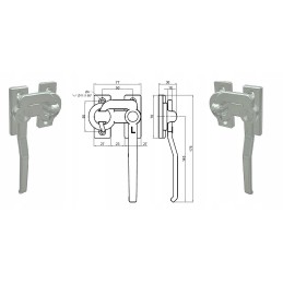 Clip lock of the side of the trailer