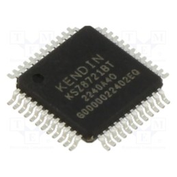 1 pcs x MICROCHIP TECHNOLOGY - KSZ8721BT - IC: transceiver, 10/100Base-T, MDC,MDI,MDI-X,MDIO,MII,RMII