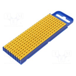 200 pcs x HELLERMANNTYTON - 561-02194 - Markers, Marking: S, 2.8÷3.8mm, polyamide, yellow, -40÷85°C, WIC