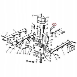 Valve adjusting screw nut 950517 c 360