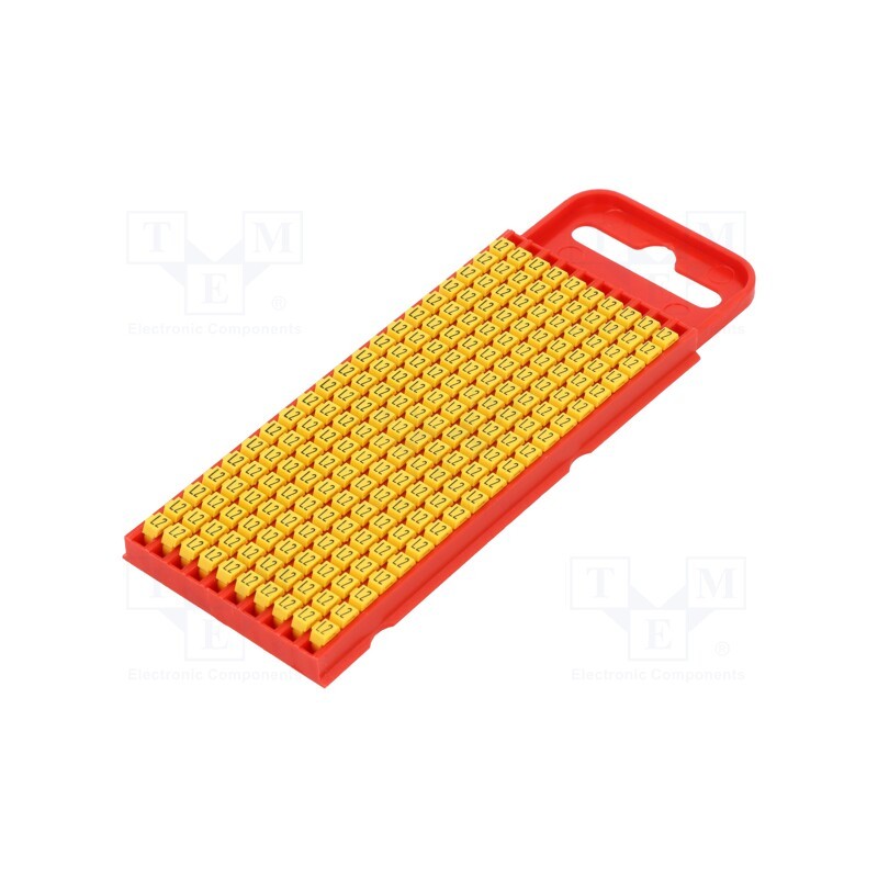 200 pcs x HELLERMANNTYTON - 561-01324 - Markers, Marking: L2, 2÷2.8mm, polyamide, yellow, -40÷85°C, push-in