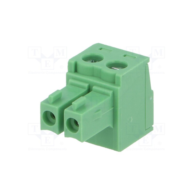 2 pcs x DEGSON ELECTRONICS - 15EDGK-3.81-02P-14-00A(H) - Pluggable terminal block, 3.81mm, ways: 2, straight, plug, female