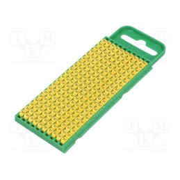 200 pcs x HELLERMANNTYTON - 561-00134 - Markers, Marking: M, 0.8÷2.2mm, polyamide, yellow, -40÷85°C, WIC
