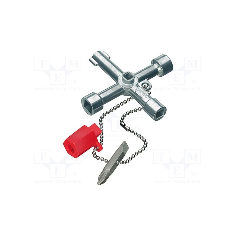 1 pcs x KNIPEX - 00 11 03 - Wrench, for control cabinets, 76mm