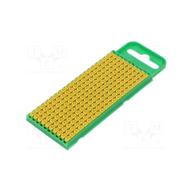 200 pcs x HELLERMANNTYTON - 561-00324 - Markers, Marking: L2, 0.8÷2.2mm, polyamide, yellow, -40÷85°C, WIC