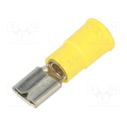 2 pcs x KEYSTONE - 8280 - Terminal: flat, 6.4mm, 0.8mm, female, crimped, for cable, insulated