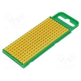 200 pcs x HELLERMANNTYTON - 561-00054 - Markers, Marking: E, 0.8÷2.2mm, polyamide, yellow, -40÷85°C, WIC