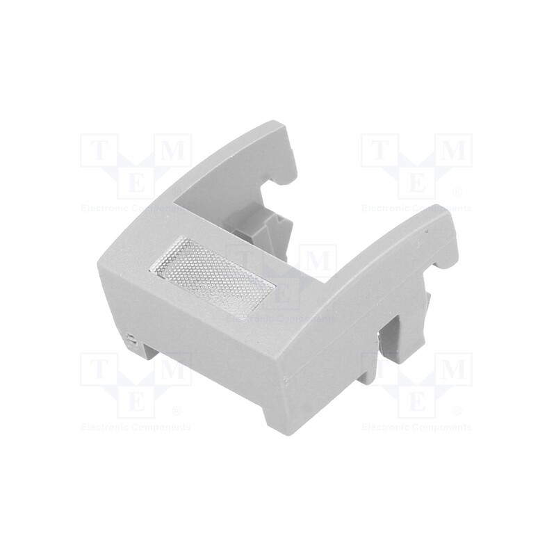 1 pcs x MEC - 2D031 - Bezel with window, grey, plastic