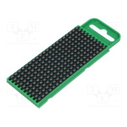 200 pcs x HELLERMANNTYTON - 561-00600 - Markers, Marking: 0, 0.8÷2.2mm, polyamide, black, -40÷85°C, push-in