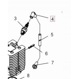 Candle pipe wm80 5000049900 0049900
