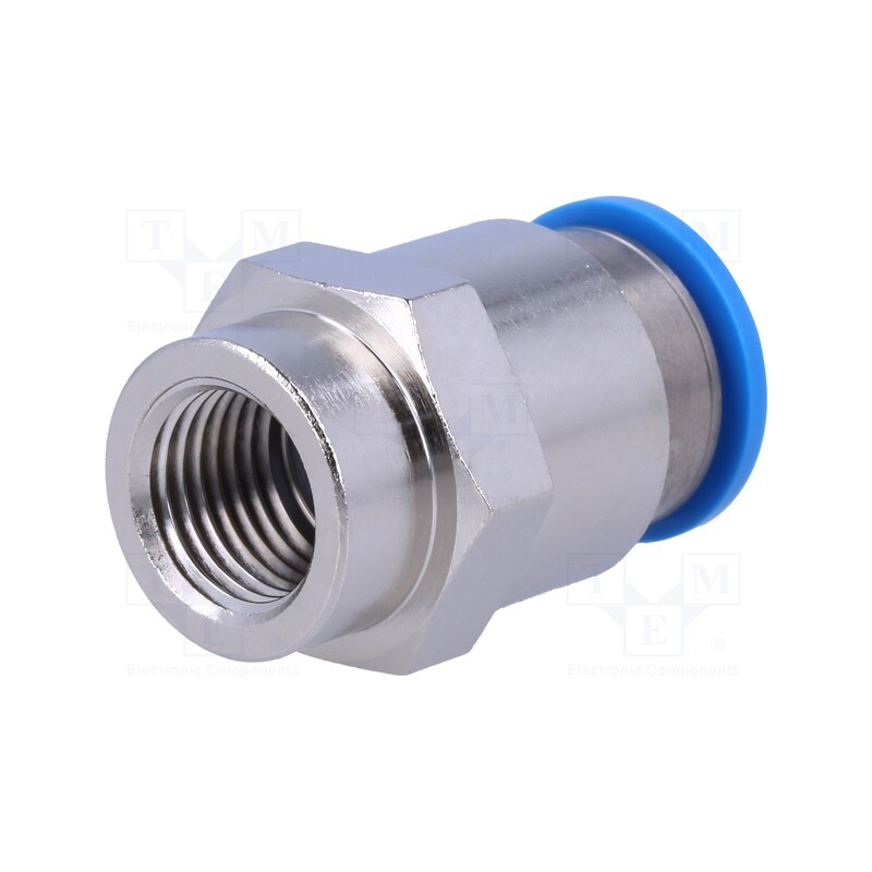 1 pcs x FESTO-190651 - Push-in fitting, straight, -0.95÷6bar, Gasket: NBR rubber, QS