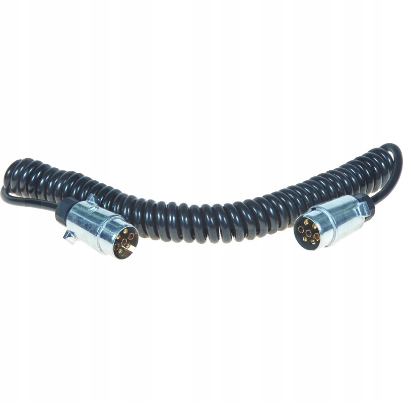 Plug-to-plug spiral cable 2m