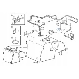 Fuel filter volvo bl 70 71 60 61 from 2009 11110668