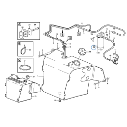 Fuel filter volvo bl 70 71 60 61 up to 2009 11110668