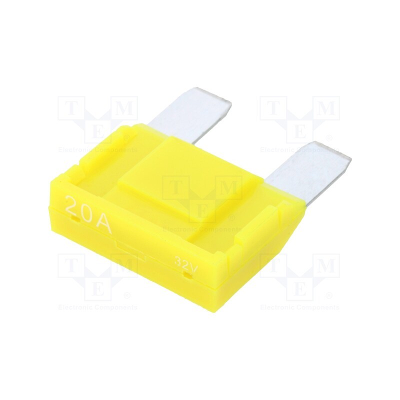 2 pcs x ESKA - 340631 - Fuse: fuse, 20A, 32VDC, automotive, 29mm, tin alloy
