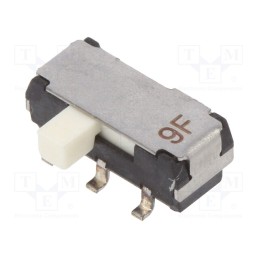 1 pcs x Nidec Copal Electronics - CL-SB-22B-11 - Switch: slide, Pos: 2, DPDT, 0.2A/12VDC, ON-ON, SMT, Leads: straight