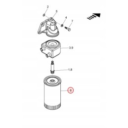 Oil filter pp 10 21a zetor bizon op 577 filtron