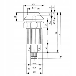 Universal work light switch