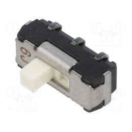 1 pcs x Nidec Copal Electronics - CL-SB-22A-01 - Switch: slide, Pos: 2, DPDT, 0.2A/12VDC, ON-ON, SMT, Leads: curved
