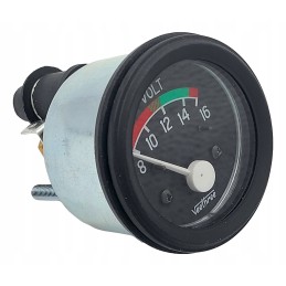 Analog voltage meter for a tractor