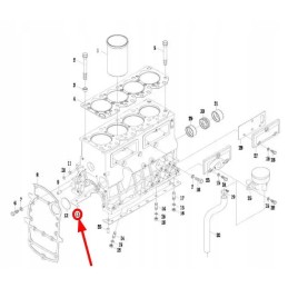 4l22bt 01018m flywheel housing gasket