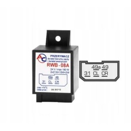 Turn signal interrupter rwb 08 a 24v jelcz star