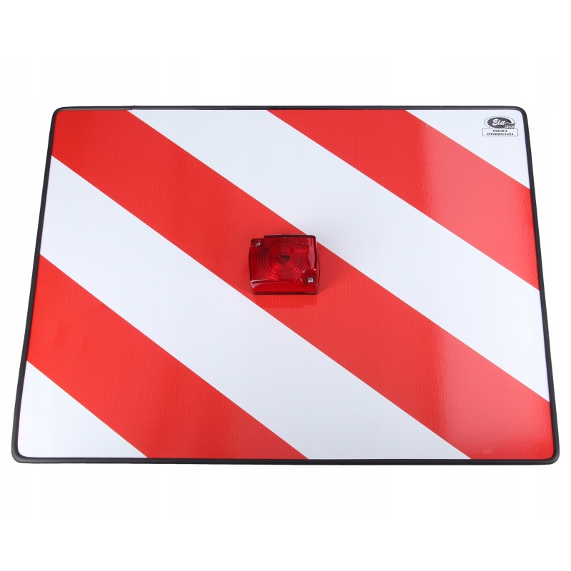 Warning board, oversized lamp, 400x300mm