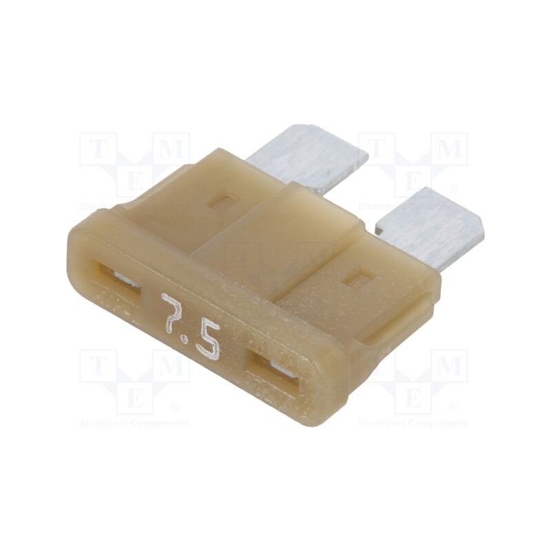 2 pcs x ESKA - 340226 - Fuse: fuse, 7.5A, 32VDC, automotive, 19.3mm, tin alloy