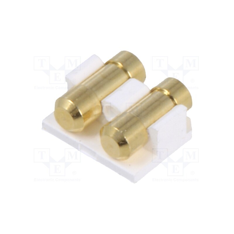 2 pcs x CONNFLY - DS1137-01-02FW88R - Connector: PCB to PCB, PIN: 2, gold-plated, SMT, female, on PCBs
