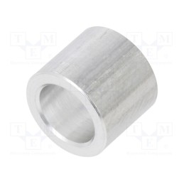 5 pcs x DREMEC - 3312/8,2X10 - Spacer sleeve, 10mm, cylindrical, aluminium, Out.diam: 12mm