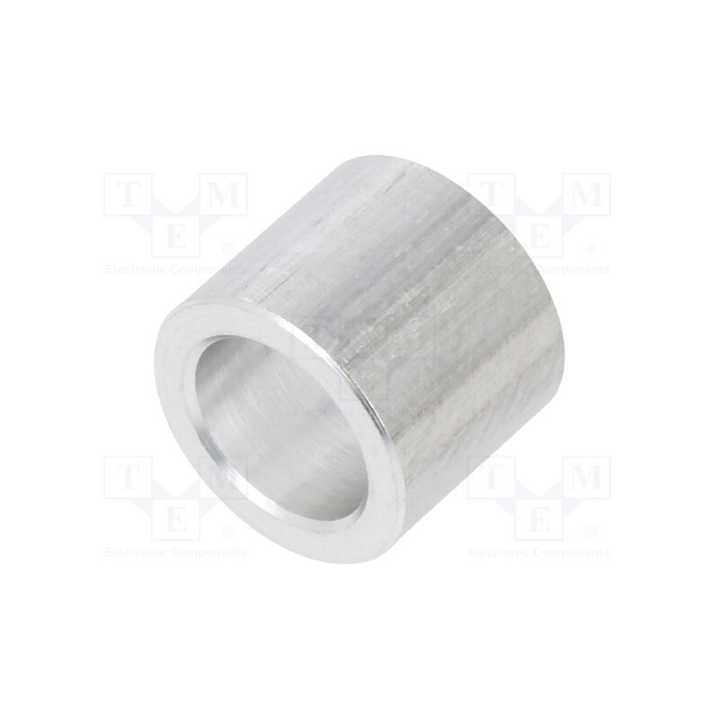 5 pcs x DREMEC - 3312/8,2X10 - Spacer sleeve, 10mm, cylindrical, aluminium, Out.diam: 12mm
