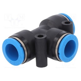 1 pcs x FESTO-130806 - Tee fitting, plug-in, -0.95÷6bar, polymer, 12mm, -10÷80°C