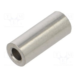5 pcs x DREMEC - 345/2,6X12 - Spacer sleeve, 12mm, cylindrical, stainless steel, Out.diam: 5mm