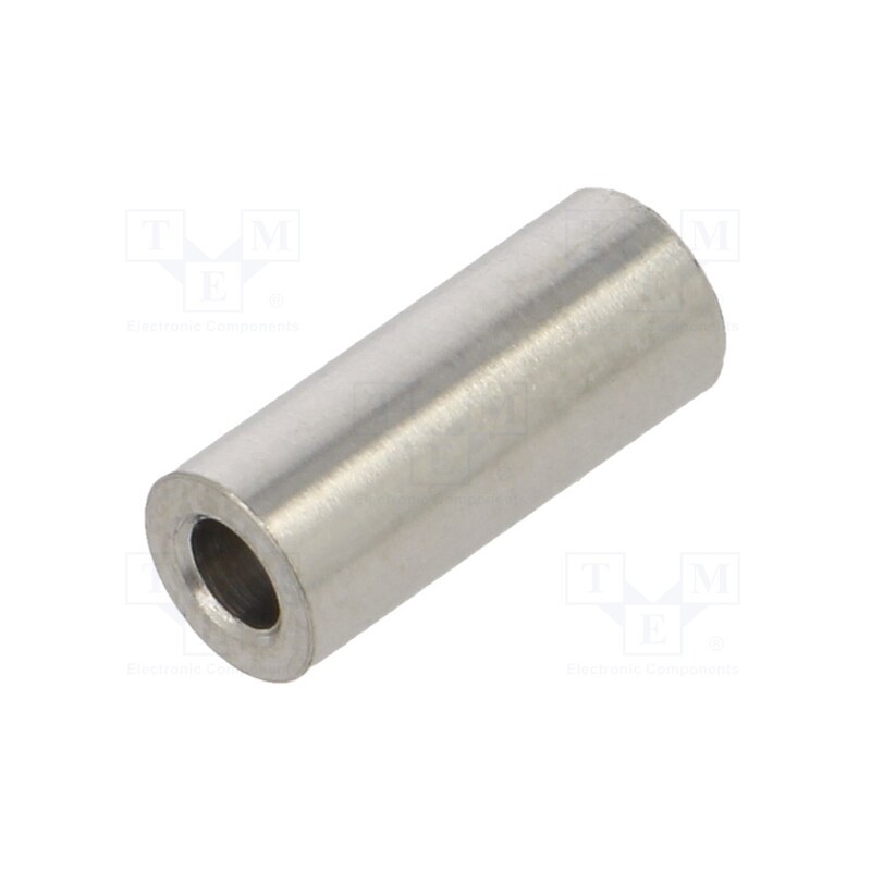 5 pcs x DREMEC - 345/2,6X12 - Spacer sleeve, 12mm, cylindrical, stainless steel, Out.diam: 5mm