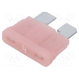 2 pcs x ESKA - 340223 - Fuse: fuse, 4A, 32VDC, automotive, 19.3mm, tin alloy