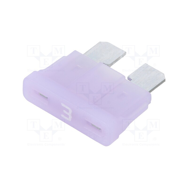 2 pcs x ESKA - 340222 - Fuse: fuse, 3A, 32VDC, automotive, 19.3mm, tin alloy