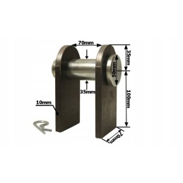 Hydraulic cylinder mounting kit, diameter 35mm