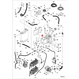 Bobcat e17 e19 e20 hydraulic tank original