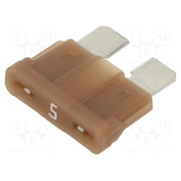 2 pcs x LITTELFUSE - 0287005.L - Fuse: fuse, 5A, 32VDC, push-in, automotive, 19mm, tin alloy, ATOF