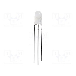 1 pcs x BIVAR - 5BC-3-CA-F - LED, 5mm, red/green, 40°, Front: convex, 2÷2.8/2.1÷2.8V