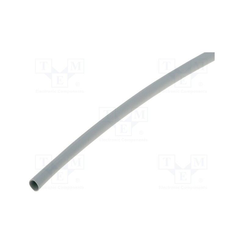 1 pcg x HELLERMANNTYTON - 308-30313 - Heat shrink sleeve, 3: 1, 3mm, L: 200mm, grey, 10pcs.