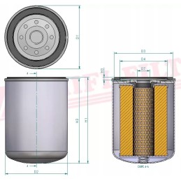 Engine oil filter hifi filter so 11