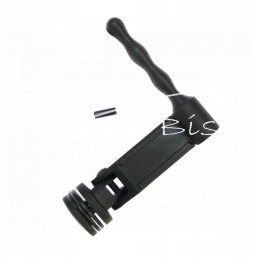 Small, universal tilt window handle