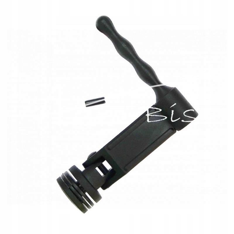 Small, universal tilt window handle