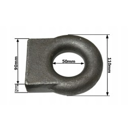 Universal trailer hitch eye for welding