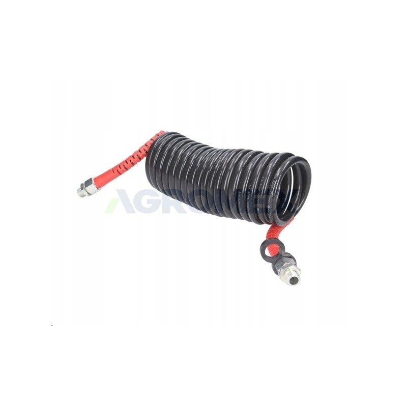 Spiral red connection cable