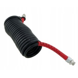 Spiral red connection cable