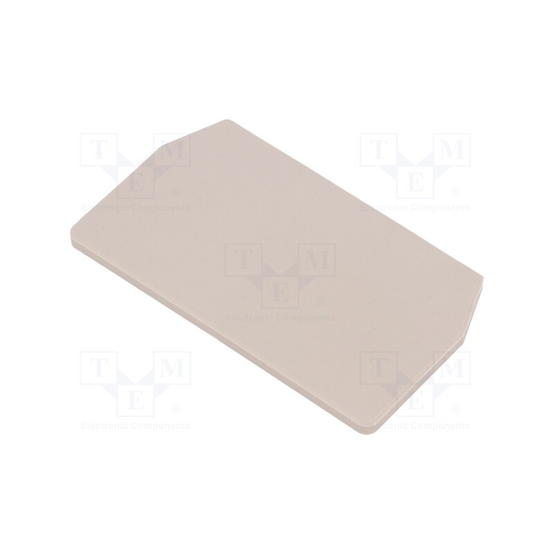 2 pcs x WEIDMu00dcLLER - 1776030000 ZAP/TW ZDU1.5/2AN - End/partition plate, beige, wemid, max.125°C, UL94V-0, ZDU1.5